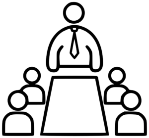 Icon of group meeting