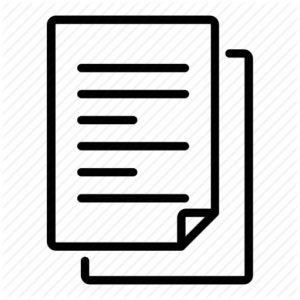 Icon of paperwork